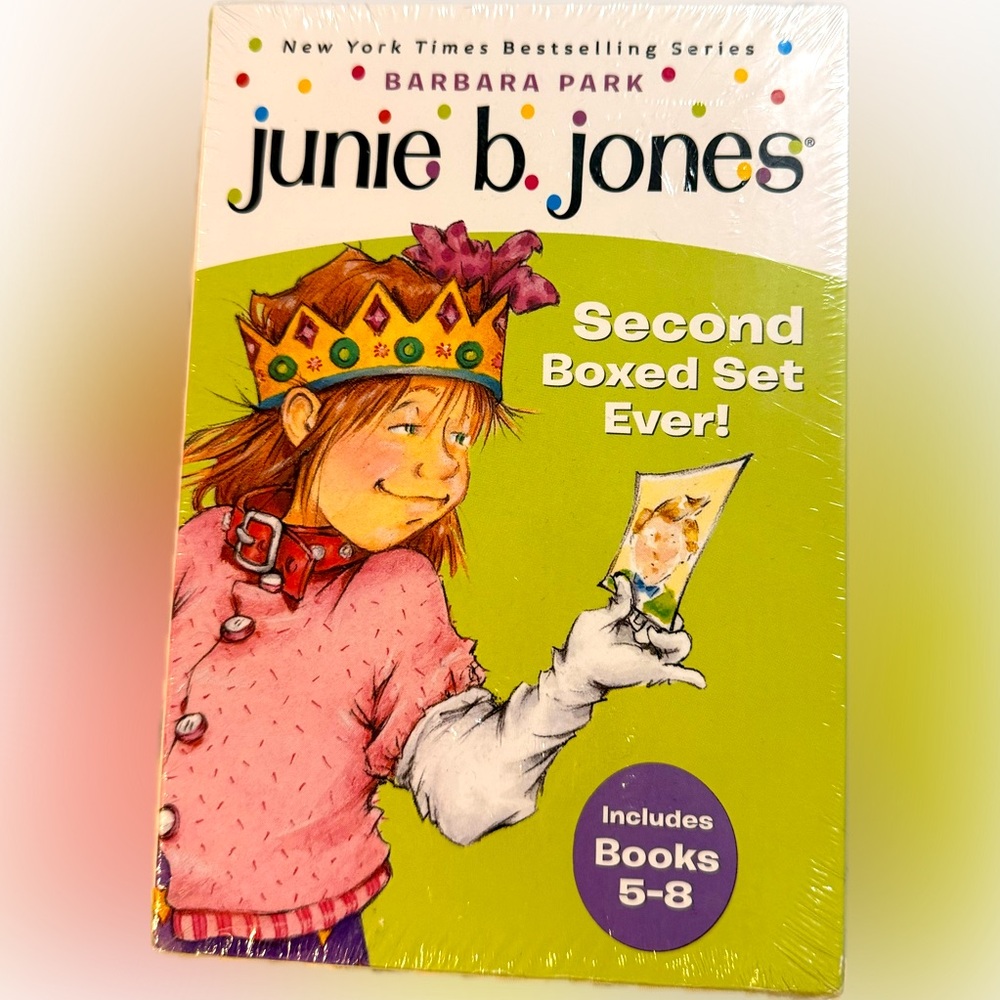 Junie B. Jones Second Boxed Set Ever! Book Set #5-8 Barbara Park 1996 NIB